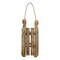 Northlight Rustic Wooden Sleigh with Twine Rope Christmas Wall Decoration - 16"